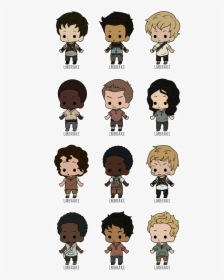The Maze Runner Characters - Chibi Thomas Maze Runner, HD Png Download, Free Download