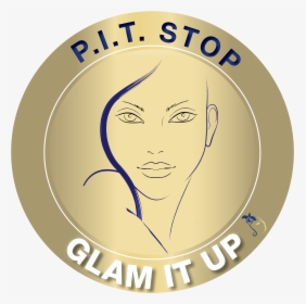 Glam It Up Logo 2015 Print - Circle, HD Png Download, Free Download