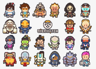 Overwatch Pixel Art - Overwatch Hero Pixel Art, HD Png Download, Free Download