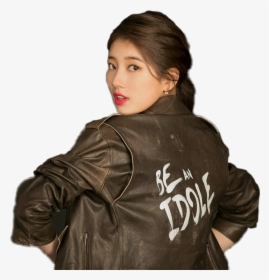 #suzy #baesuzy #suzybae #kpop #seul - Leather Jacket, HD Png Download, Free Download