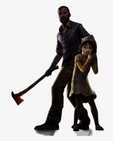 Twd Clementine And Lee, HD Png Download, Free Download