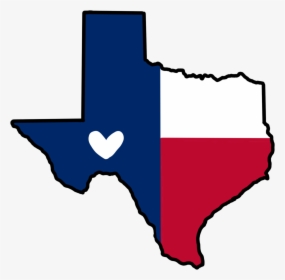 Texas Map With Flag , Png Download - State Of Texas, Transparent Png, Free Download