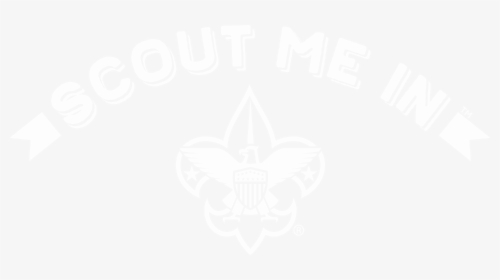 Fleurdelis Smi Rvrs White - Scout Me In Logo, HD Png Download, Free Download