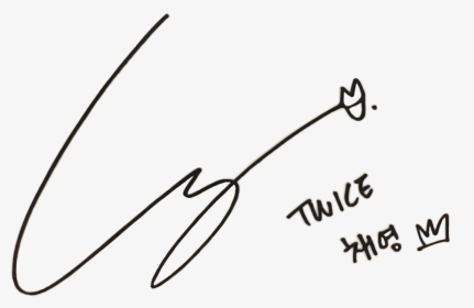 Twice Members Signature Png, Transparent Png, Free Download