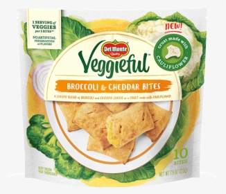 Veggieful Broccoli Cheddar Bites - Del Monte Veggieful Bites, HD Png Download, Free Download