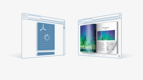 Flippingbook Vs Issuu, Choose The Right Digital Magazine - Graphic Design, HD Png Download, Free Download