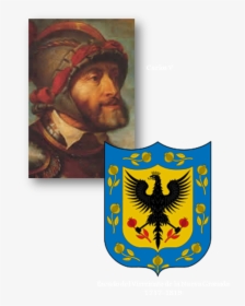 El Primer Escudo De Colombia, Como Una Entidad Conjunta, - Holy Roman Emperor Charles V Painting, HD Png Download, Free Download