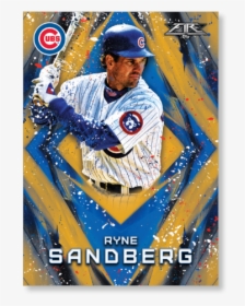 Ryne Sandberg 2017 Topps Fire Base Poster - Chicago Cubs, HD Png Download, Free Download