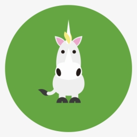 This Icon Represents A Unicorn - Cartoon, HD Png Download, Free Download
