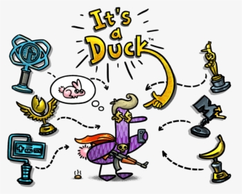 Duck Game Logo Png - It's A Duck, Transparent Png, Free Download