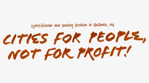 Cities For People, Not For Profit - Cities For People, HD Png Download, Free Download