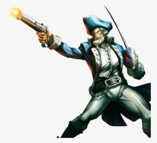 Gankplank Skin Blue Png Image - League Of Legends Gangplank, Transparent Png, Free Download