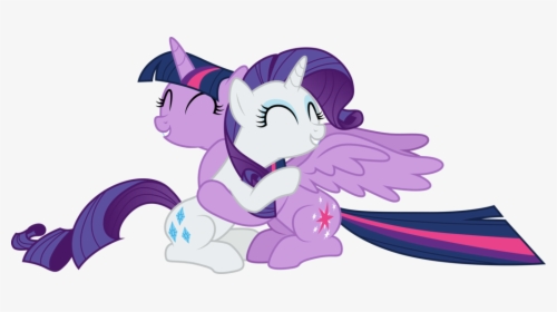 My Little Pony Unicorn - My Little Pony Hugging, HD Png Download, Free Download