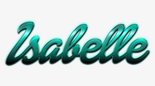 Isabelle Name Logo Png - Graphic Design, Transparent Png - kindpng