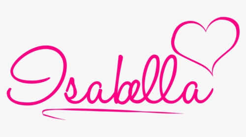 The Name Gabby In Cursive - Imagens Com Nome Isabella, HD Png Download, Free Download