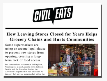 How Leaving Stores Closed For Years Helps Grocery Chains - Flyer, HD Png Download, Free Download