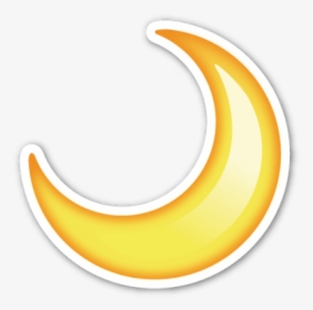 #luna #medialuna - Moon Emoji Transparent Background, HD Png Download, Free Download