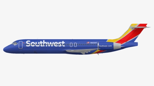 Southwest Airlines Boeing 717 200 - Boeing 717 Transparent, HD Png Download, Free Download