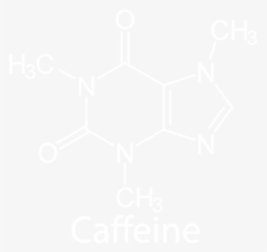 Guerrilla Chemist Molecule Monday Caffeine - Johns Hopkins Logo White, HD Png Download, Free Download