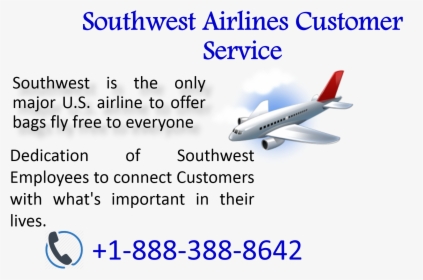 Southwest Airline Customer Service Number, HD Png Download, Free Download
