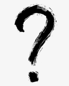 Ink Question Mark Zen Ish - Calligraphy, HD Png Download, Free Download