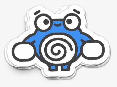 Image Of Poliwhirl Sticker - Circle, HD Png Download, Free Download