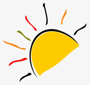Sunrise Image - Vector Half Sun Logo, HD Png Download, Free Download