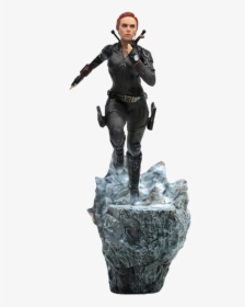 Black Widow 1/10th Scale Statue - Black Widow Iron Studios, HD Png Download, Free Download
