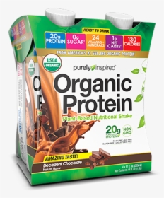 Organic Protein Shake 4-pack - Organic Certification, HD Png Download, Free Download