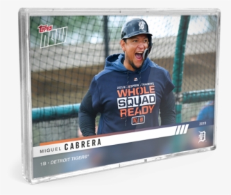 2019 Detroit Tigers Topps Now® Road To Opening Day - Player, HD Png Download, Free Download