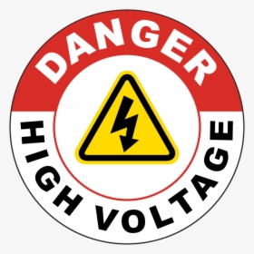 Danger High Voltage Floor Sign - Danger High Voltage Transparent, HD Png Download, Free Download