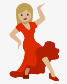 Transparent 9 Ladies Dancing Clipart - Whatsapp Emoji Dancing Girl, HD Png Download, Free Download