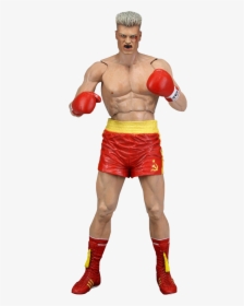 Ivan Drago Red Shorts 40th Anniversary 7” Action Figure - Neca Rocky Figures, HD Png Download, Free Download