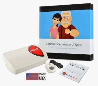 Bay Alarm Medical In-home Device With Necklace - Bay Alarm Medical In Home Alert, HD Png Download, Free Download