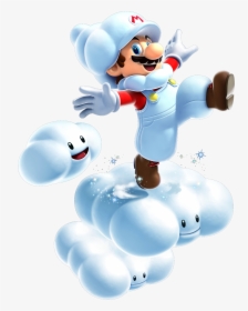 Mario-cloud - Super Mario Galaxy 2 Cloud Mario, HD Png Download, Free Download