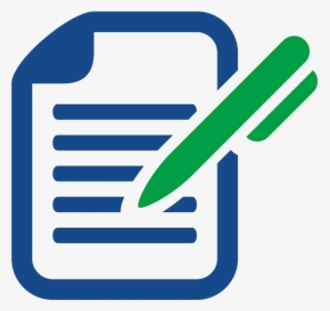 Document With Pen Icon, HD Png Download, Free Download
