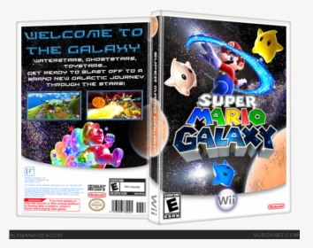 Super Mario Galaxy Box Art Cover - Super Mario Galaxy 2, HD Png Download, Free Download
