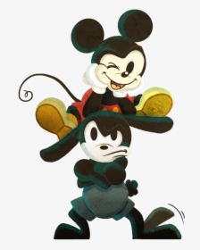 Ickeym Png Disney - Mickey And Oswald, Transparent Png, Free Download