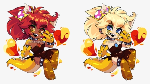 Bowsette Charms - Cartoon, HD Png Download, Free Download