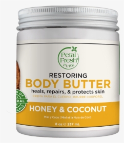 Honey & Coconut Oil Body Butter - Petal Fresh Honey And Coconut Body Butter, HD Png Download, Free Download