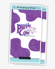 Menu Graphic Rev2 - Purple Cow Restaurant, HD Png Download, Free Download