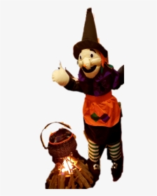 #witch #cauldron #fire #witch"s Brew #halloween - Mascot, HD Png Download, Free Download