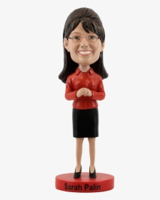 Sarah Palin Bobblehead ** Limited Edition-red Jacket - Figurine, HD Png Download, Free Download