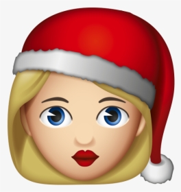 Santa Claus Emoji Woman, HD Png Download, Free Download