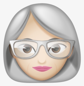 Woman Emoji With Glasses, HD Png Download, Free Download