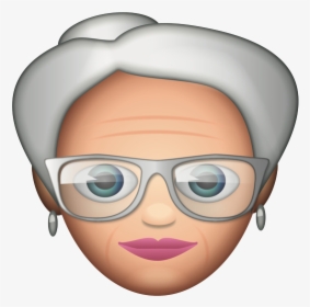 Old Woman Emoji, HD Png Download, Free Download