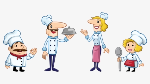 Restaurant Employees Cartoon Png, Transparent Png, Free Download