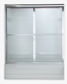 Prestige Sliding Bath Shower Doors - Hammered Glass Shower Door, HD Png Download, Free Download