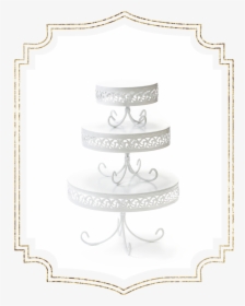 Shop-preview White Loppy Band Cake Plate - Paper, HD Png Download, Free Download