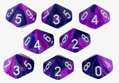 "purple Worm - D10 Dice, HD Png Download, Free Download